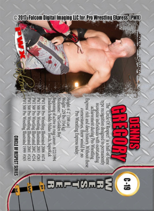 Dennis Gregory Trading Card PWcatalog