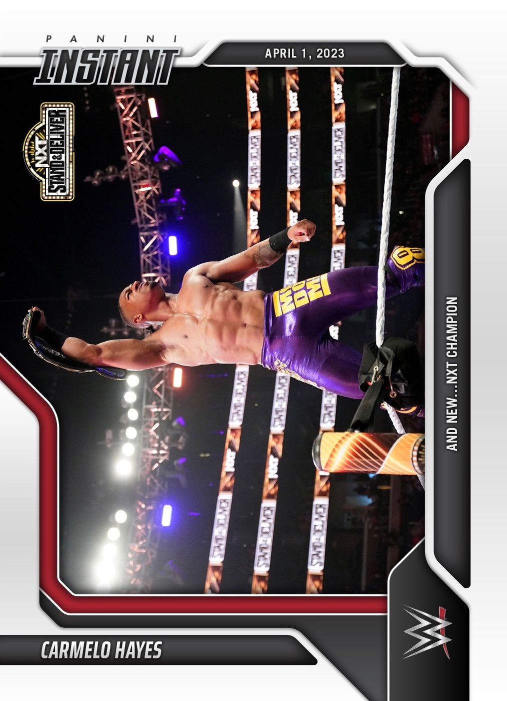 Carmelo Hayes – and NEW… NXT Champion