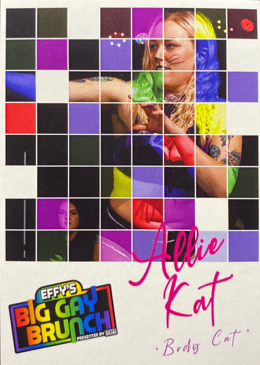 “Body Cat” Allie KAT trading card PW Catalog