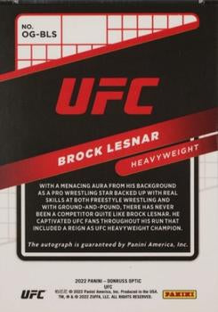 Brock Lesnar trading card PW Catalog