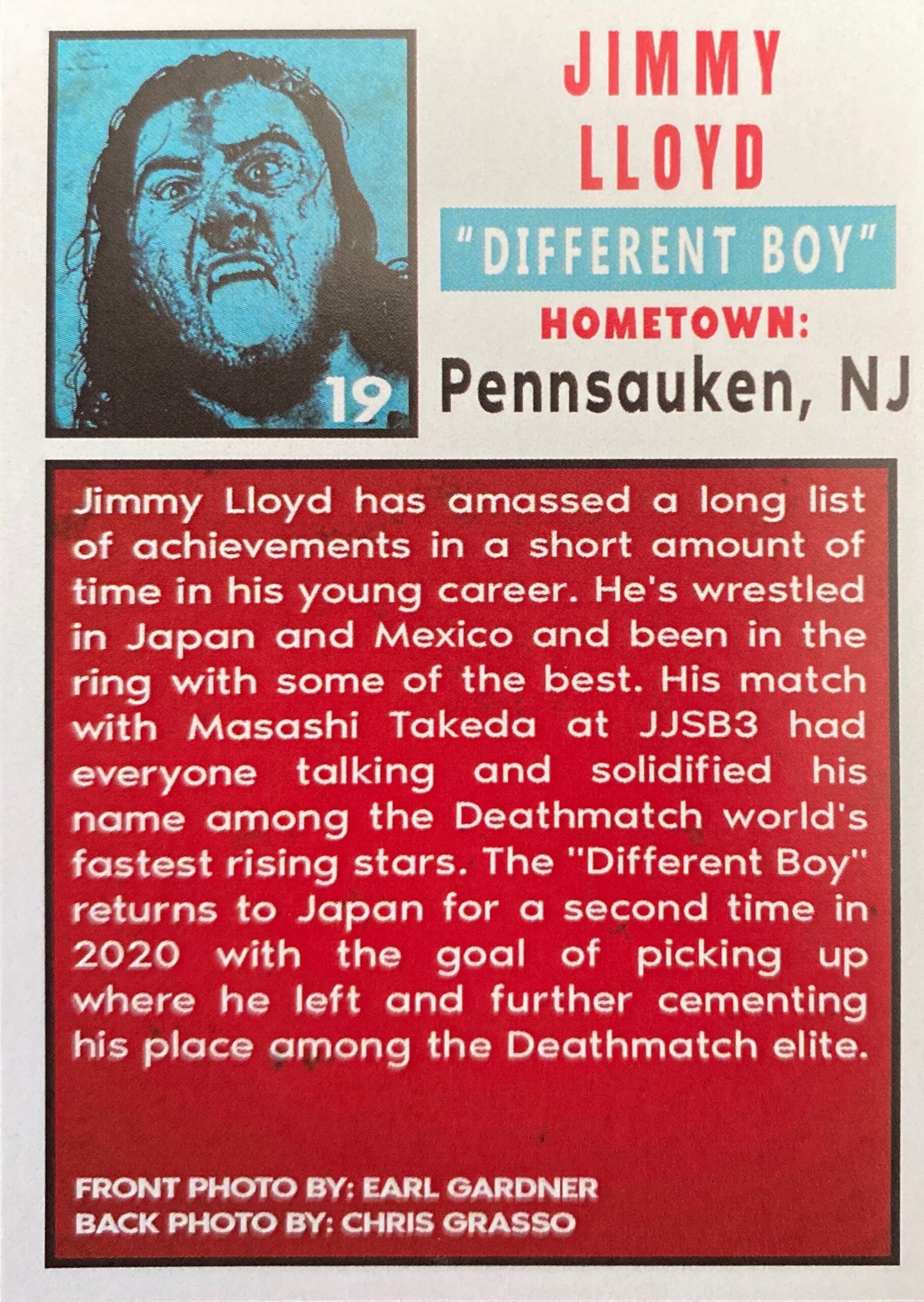 “Different Boy” Jimmy Lloyd