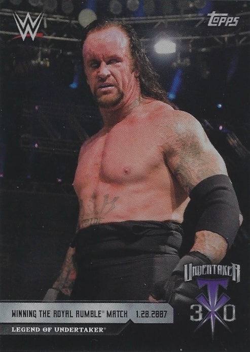 1.28.2007 – Winning the Royal Rumble Match trading card PW Catalog