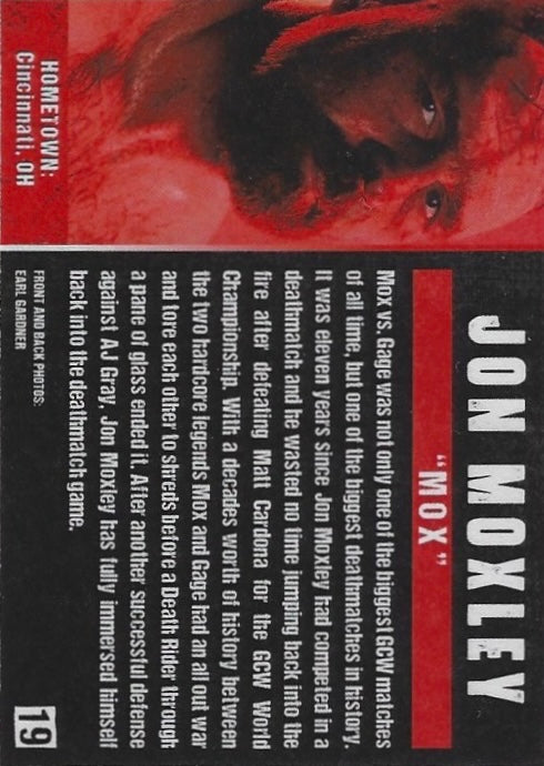 “MOX” JON Moxley trading card PW Catalog