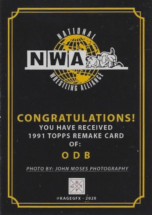 ODB trading card PW Catalog