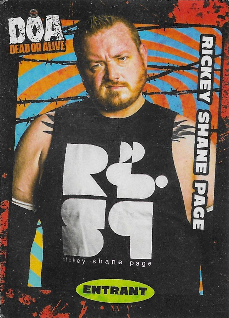 Rickey Shane Page trading card PW Catalog