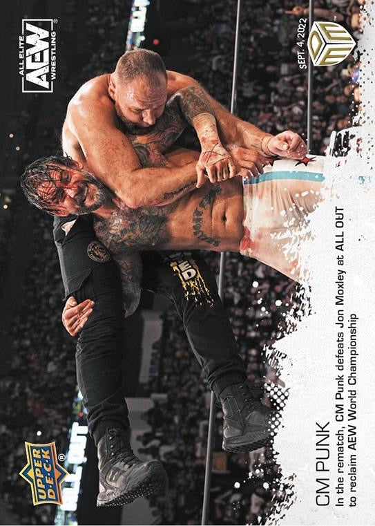 CM Punk – in the Rematch, CM Punk Defeats JON Moxley at All Out to Reclaim AEW World Championship