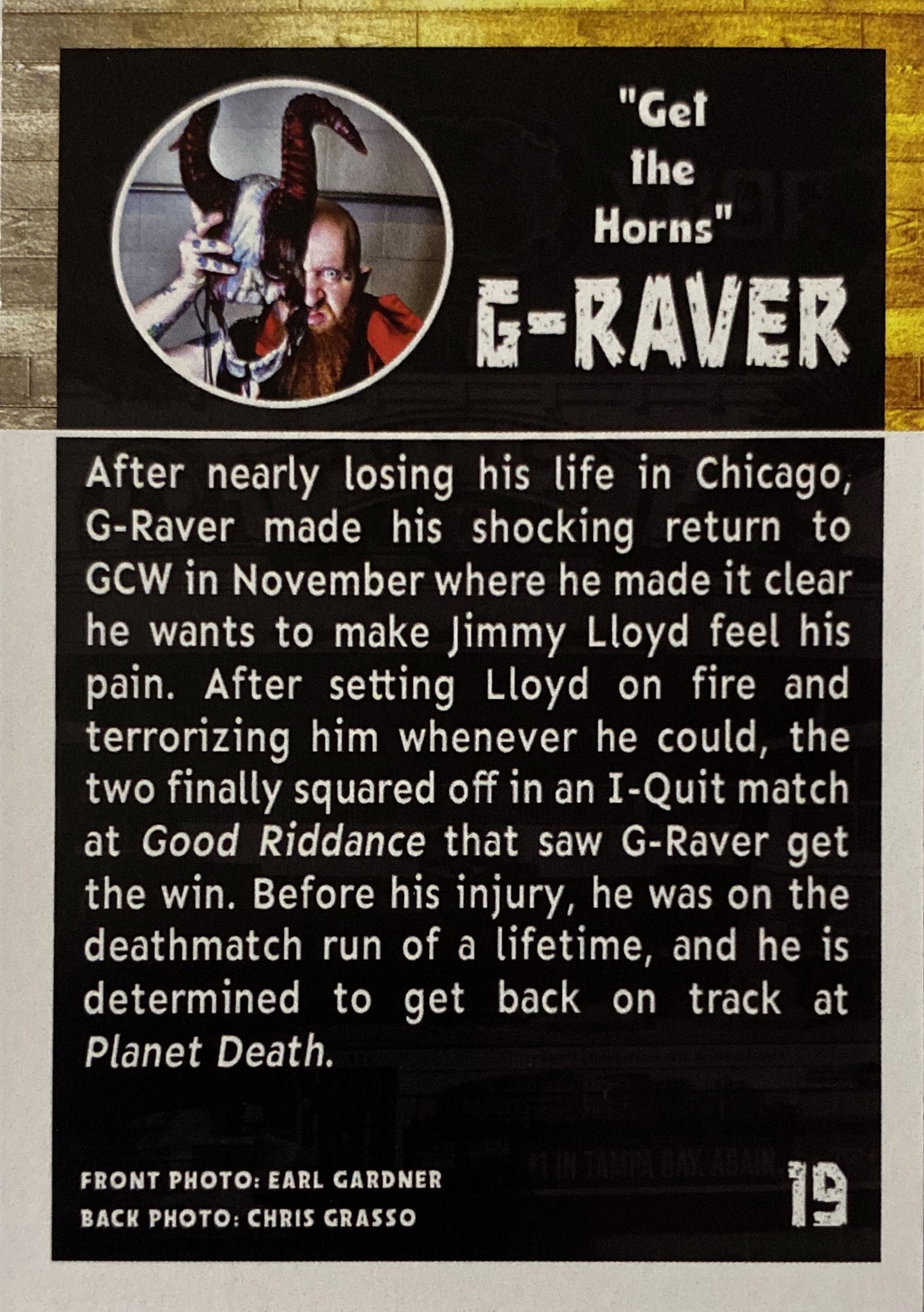“Get the Horns” G-Raver