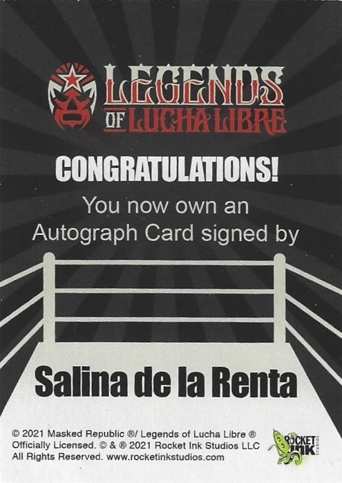 Salina de la Renta trading card PW Catalog