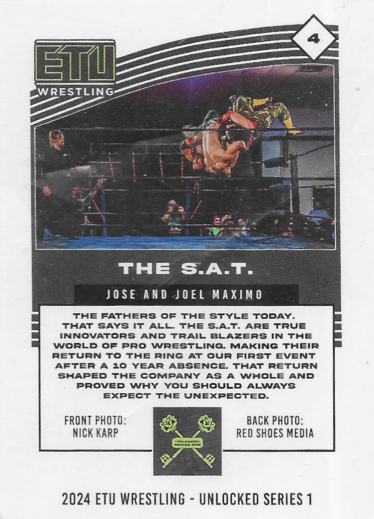 Jose & Joel Maximo – the S.A.T.