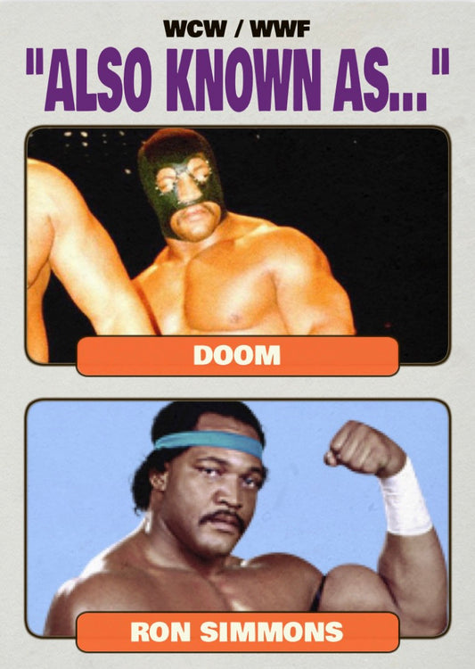 Doom / RON Simmons trading card PW Catalog