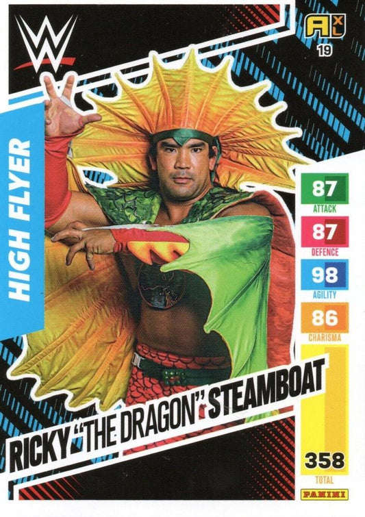 Ricky “the Dragon” Steamboat trading card PW Catalog