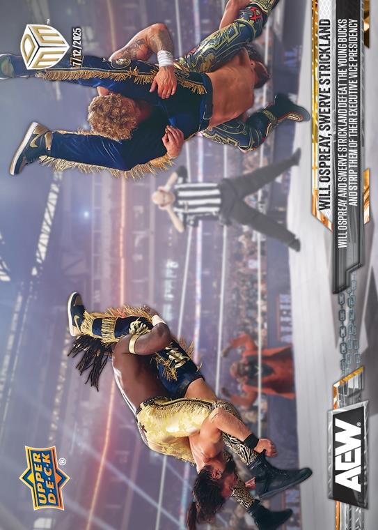Will Ospreay, Swerve Strickland – Will Ospreay and Swerve Strickland Defeat the Young Bucks and Strip Them of Their Executive Vice Presidency