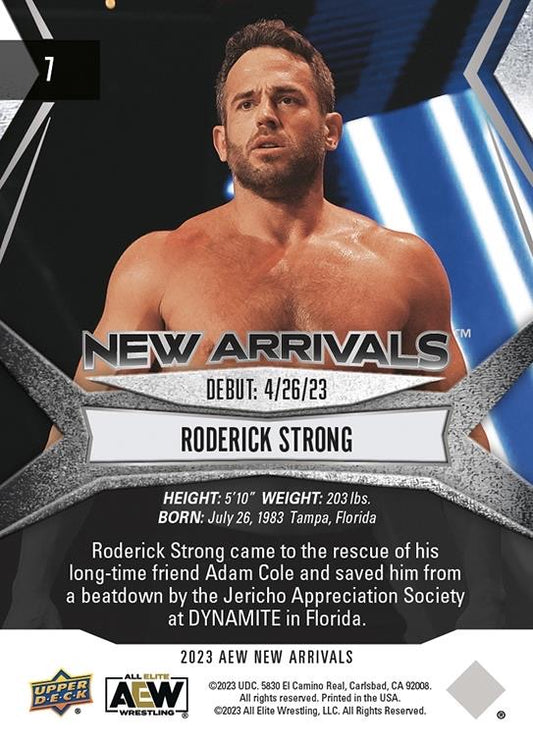 Roderick Strong trading card PW Catalog