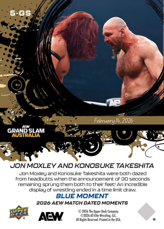 JON Moxley and Konosuke Takeshita – With the AEW Continental Championship on the Line, JON Moxley and Konosuke Takeshita Fight to a Time Limit Draw