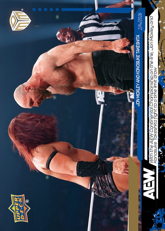 JON Moxley and Konosuke Takeshita – With the AEW Continental Championship on the Line, JON Moxley and Konosuke Takeshita Fight to a Time Limit Draw