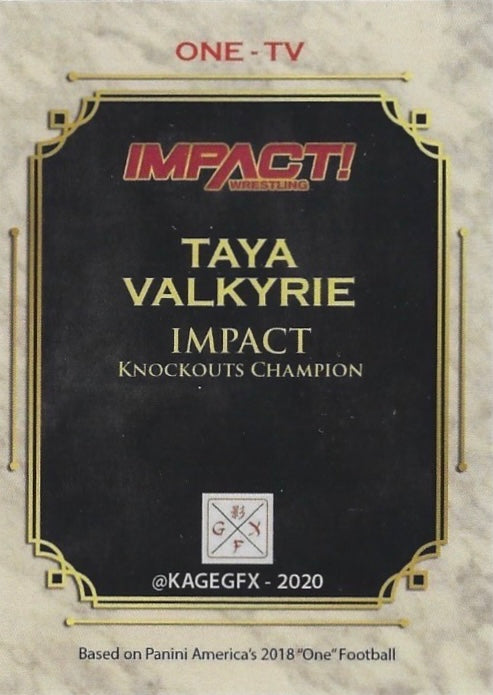Taya Valkyrie – Impact Knockouts Champion