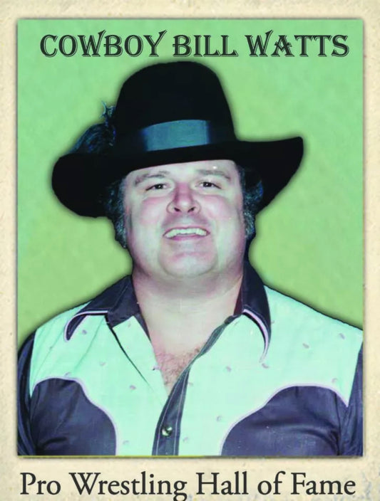 Cowboy Bill Watts trading card PW Catalog