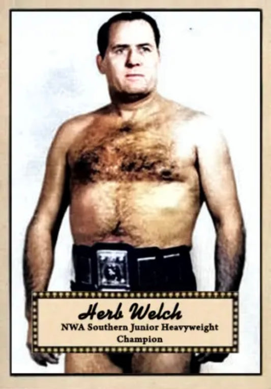 Herb Welch trading card PW Catalog