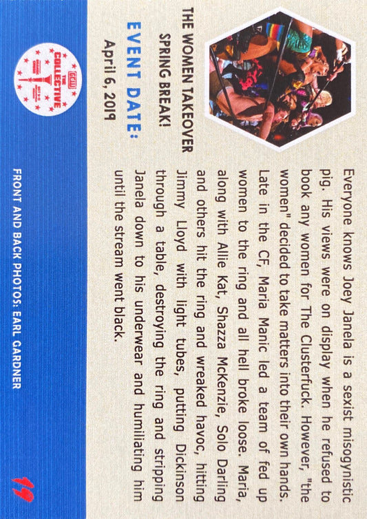 Legacy – the Women Takeover Spring Break! trading card PW Catalog