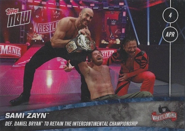 Sami Zayn DEF. Daniel Bryan to Retain the Intercontinental Championship