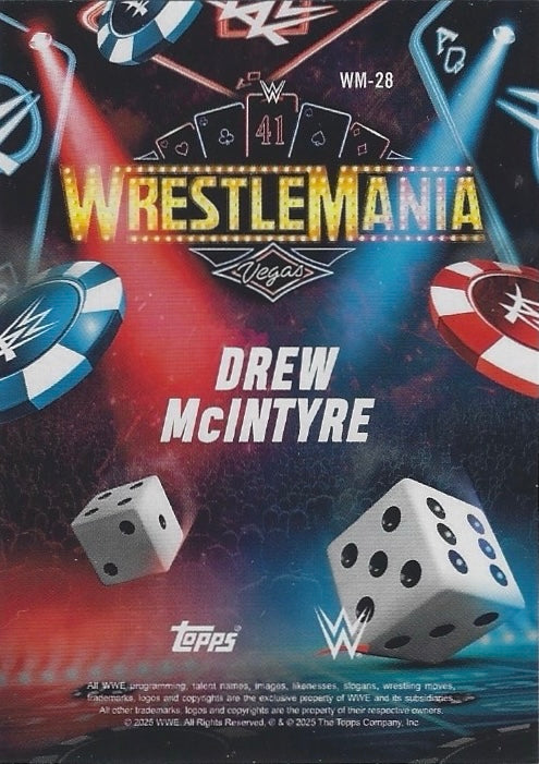 Drew Mcintyre trading card PW Catalog