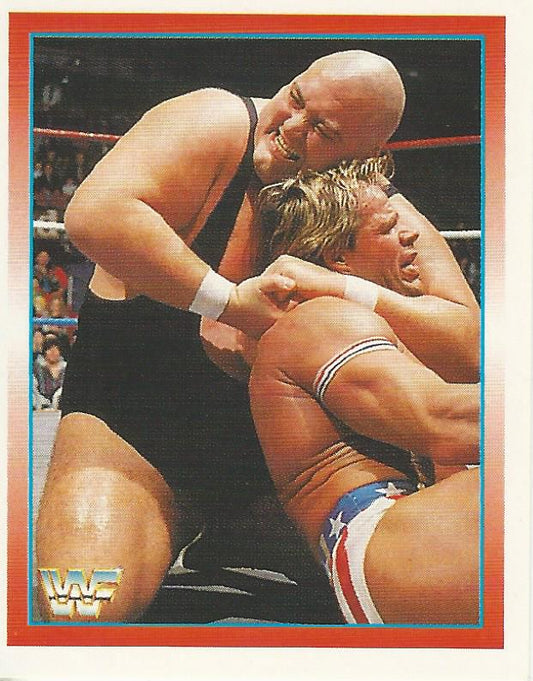 WWF Merlin Stickers 1995 King Kong Bundy #190