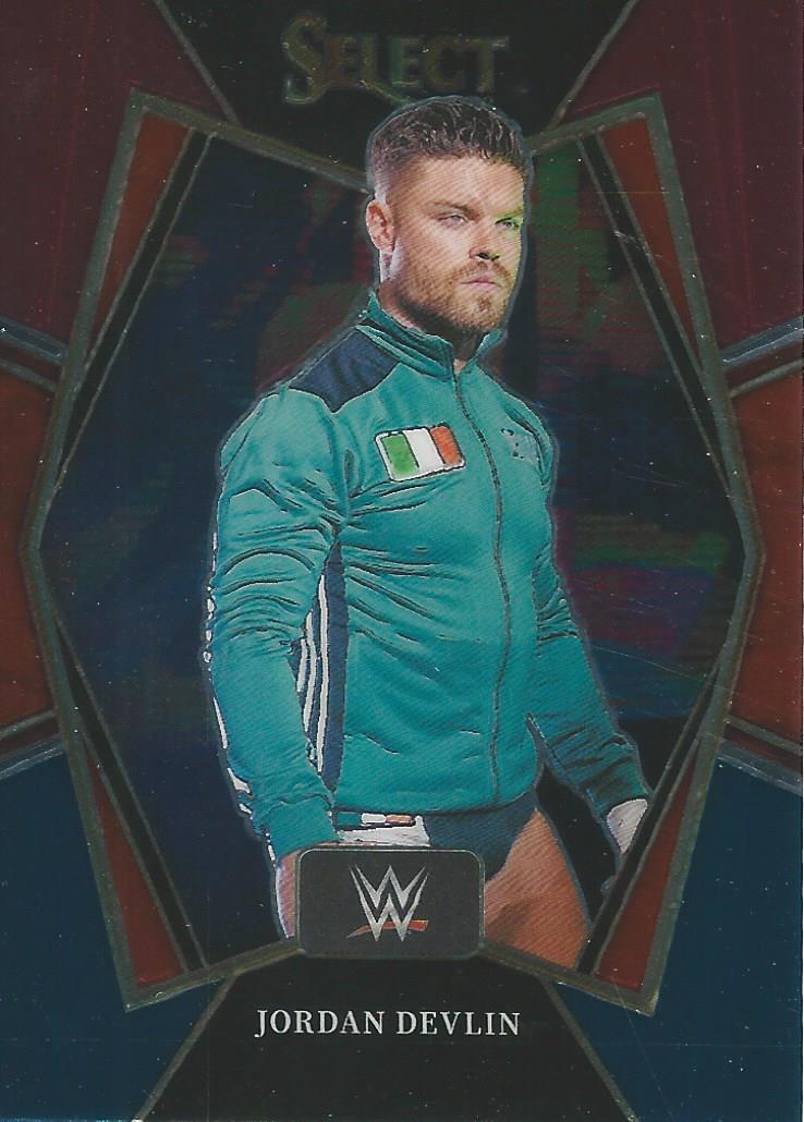 WWE Panini Select 2022 Red/Silver/Blue Jordan Devlin #155