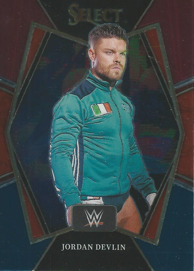 WWE Panini Select 2022 Red/Silver/Blue Jordan Devlin #155