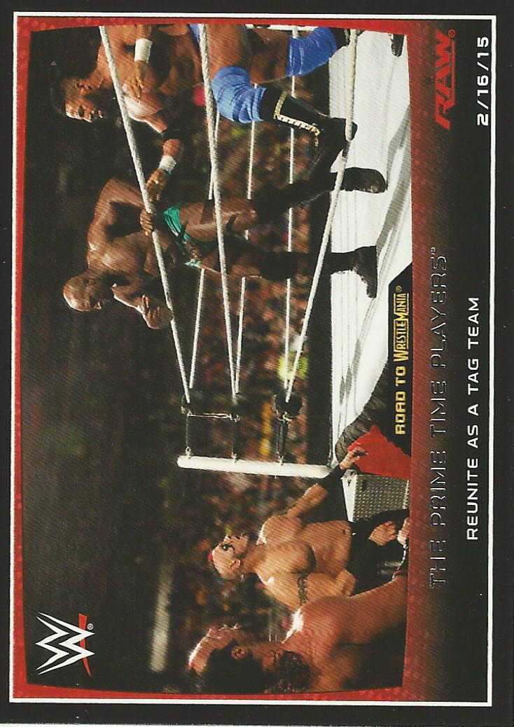 WWE Topps Road to Wrestlemania 2015 Prime Time Players #90
