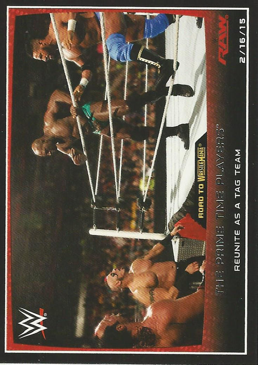 WWE Topps Road to Wrestlemania 2015 Prime Time Players #90