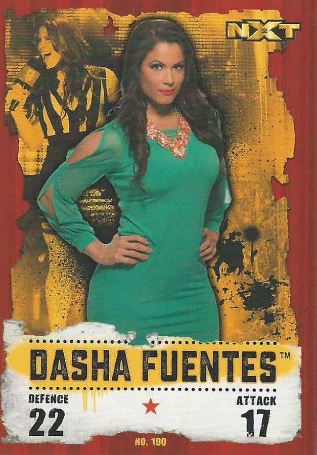 WWE Topps Slam Attax Takeover 2016 Dasha Fuentes #190
