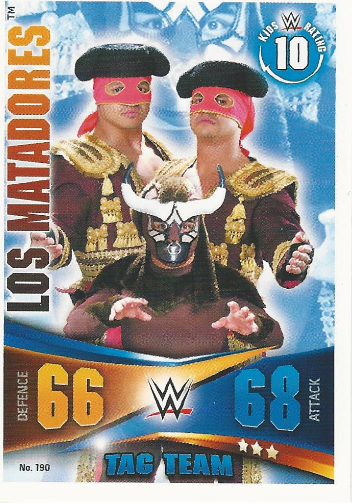 WWE Topps Slam Attax Rivals 2014 Los Matadores #190