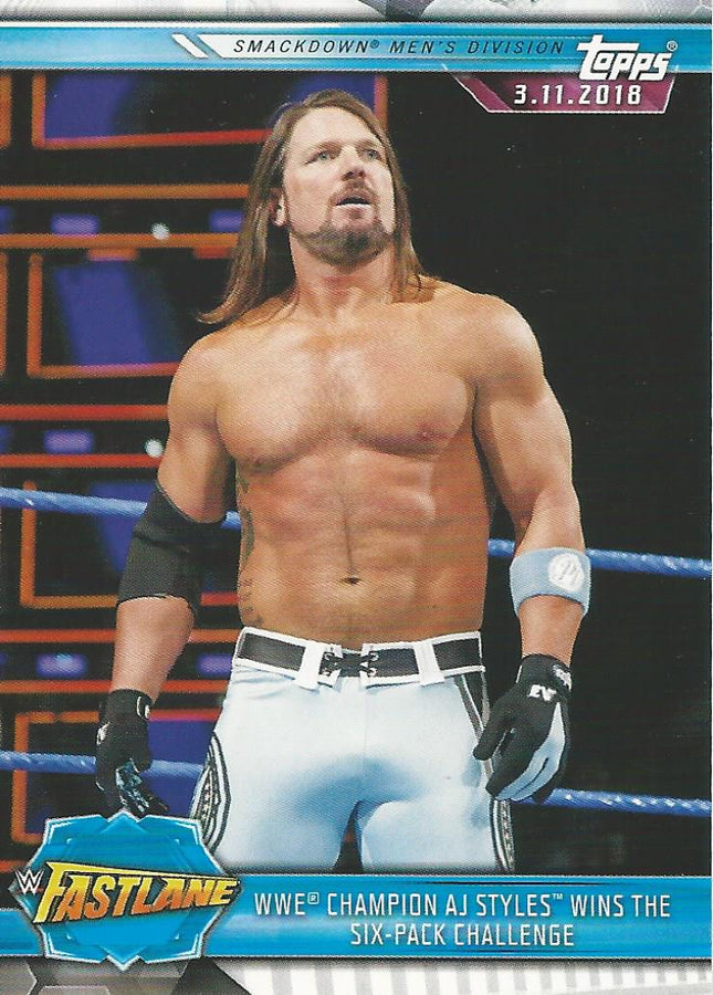 WWE Topps Champions 2019 AJ Styles #90