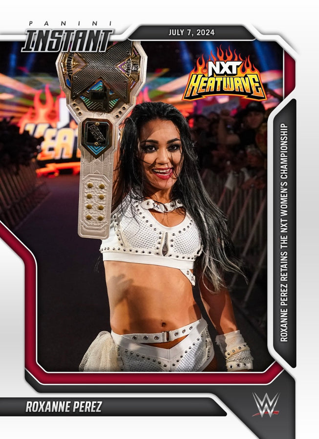 Roxanne Perez – Roxanne Perez Retains the NXT Women’s Championship trading card PW Catalog