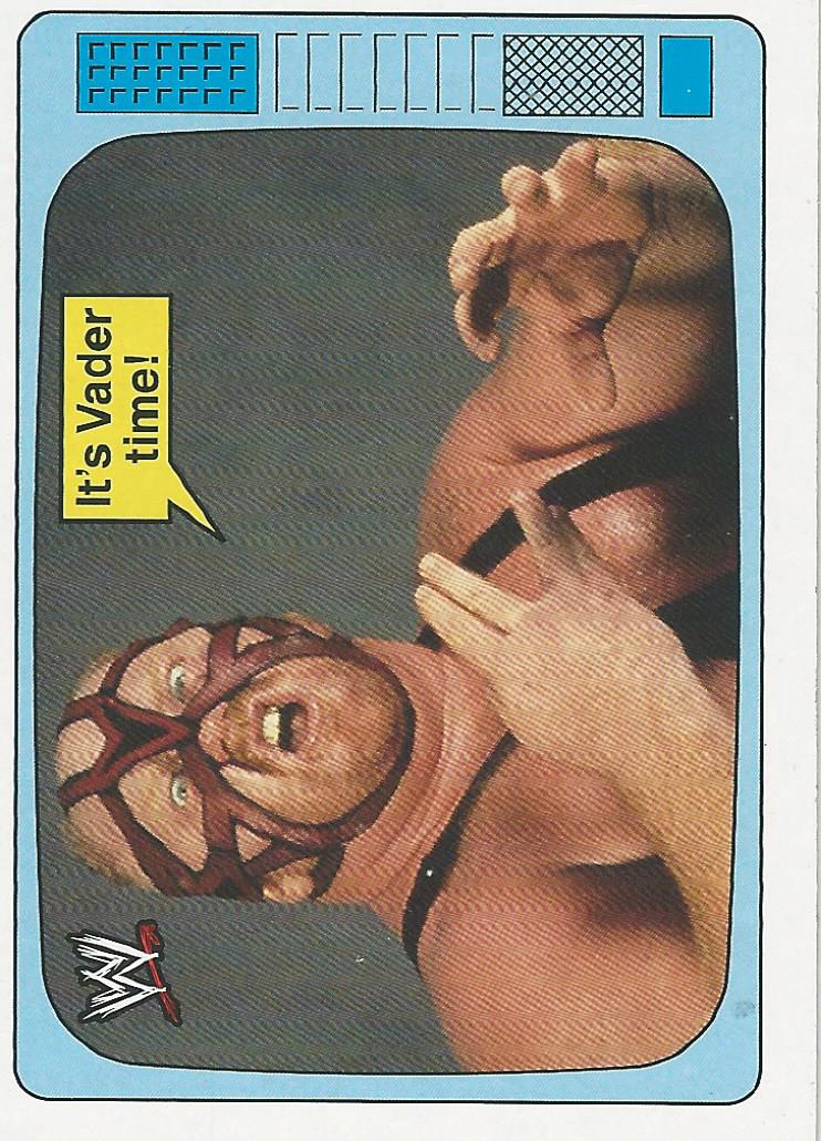 WWE Topps Heritage 2012 Superstars Speak Vader 17 of 20 trading card PW Catalog
