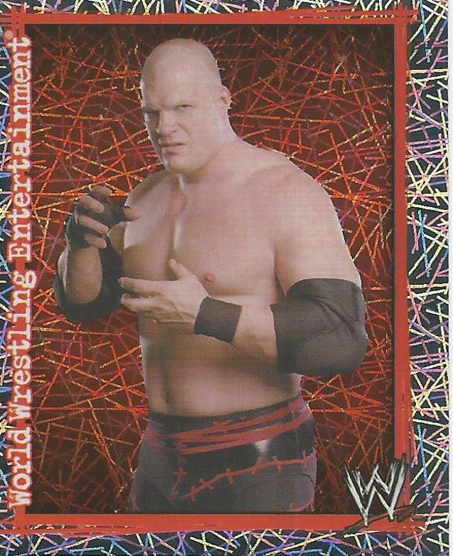 WWE Topps Superstars Uncovered 2007 Sticker Kane Foil #191