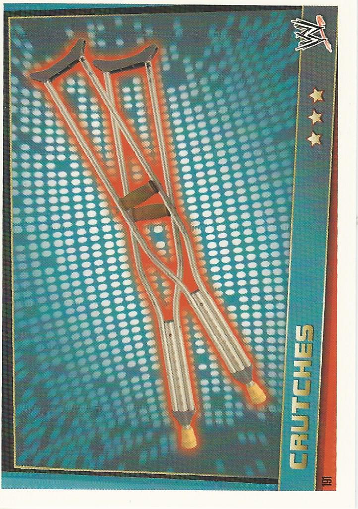 WWE Topps Slam Attax Rebellion 2012 Crutches #191