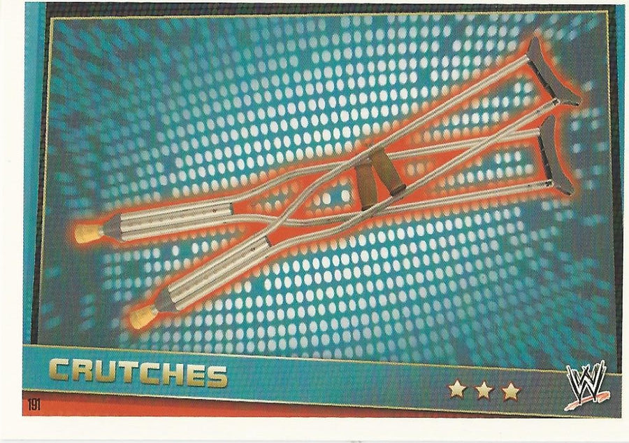 WWE Topps Slam Attax Rebellion 2012 Crutches #191