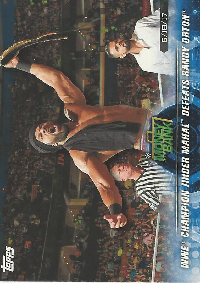 WWE Topps Road to Wrestlemania 2018 Jinder Mahal #91