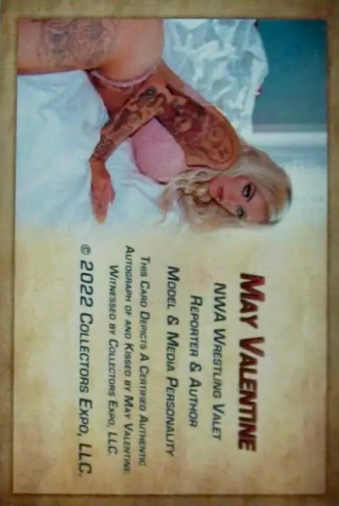 MAY Valentine trading card PW Catalog
