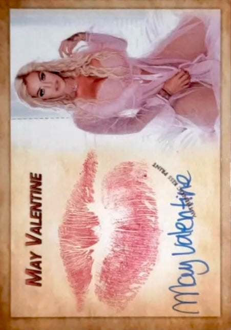 MAY Valentine trading card PW Catalog