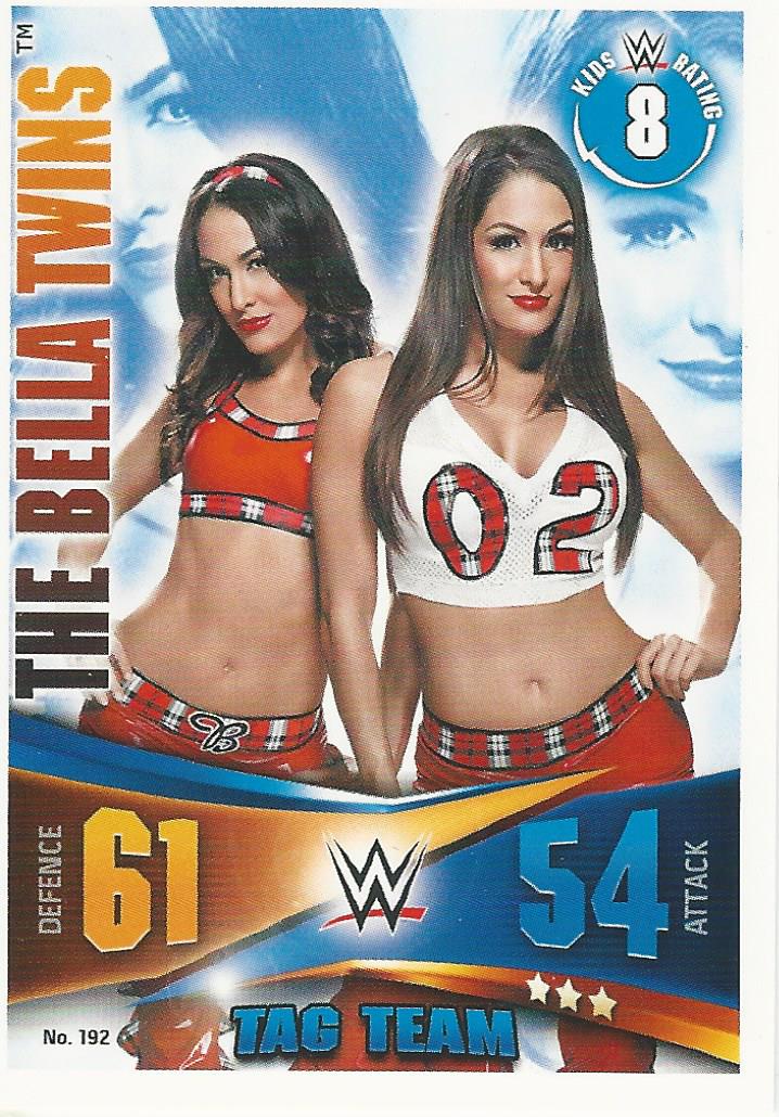 WWE Topps Slam Attax Rivals 2014 Bella Twins #192
