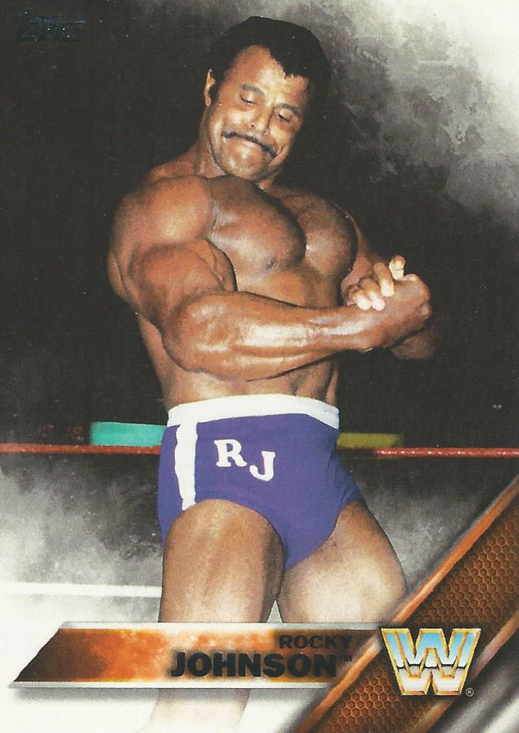 WWE Topps Then Now Forever 2016 Rocky Johnson #192