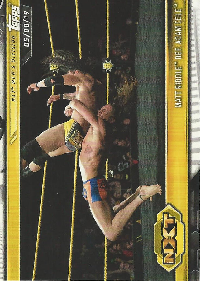 WWE Topps NXT 2019 Matt Riddle #92