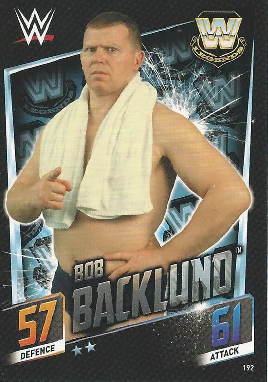 WWE Topps Slam Attax 2015 Then Now Forever Bob Backlund #192