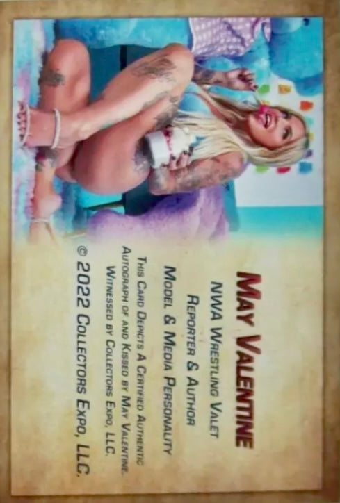 MAY Valentine trading card PW Catalog