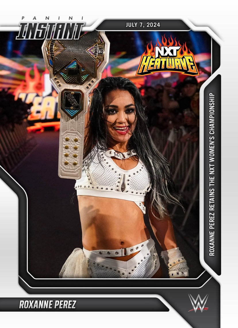 Roxanne Perez – Roxanne Perez Retains the NXT Women’s Championship trading card PW Catalog