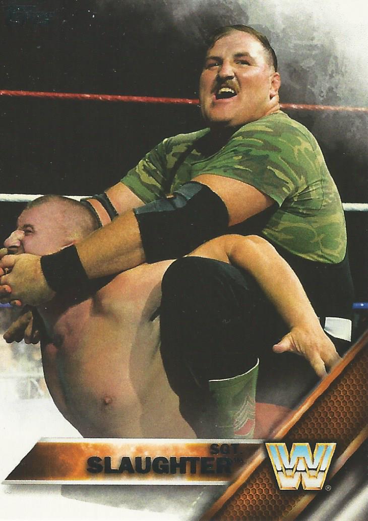 WWE Topps Then Now Forever 2016 Sgt Slaughter #193
