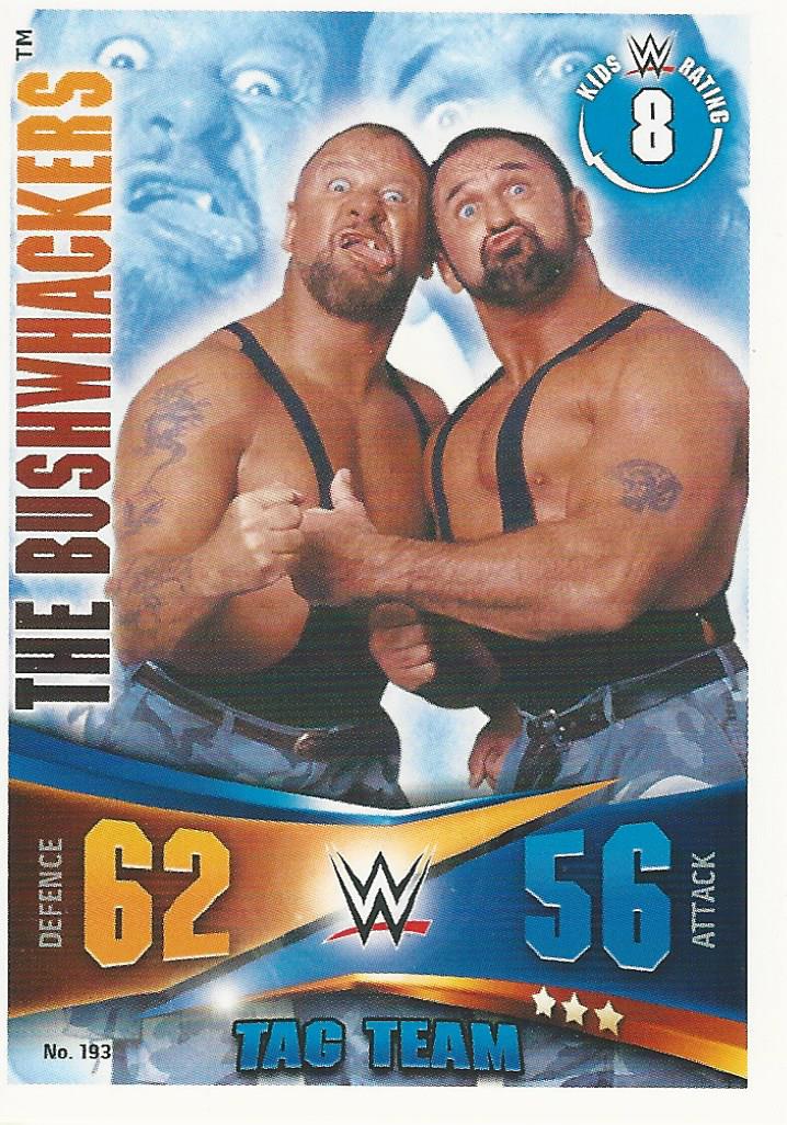 WWE Topps Slam Attax Rivals 2014 Bushwhackers #193