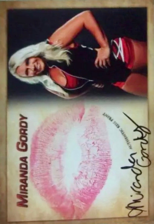 Miranda Gordy trading card PW Catalog